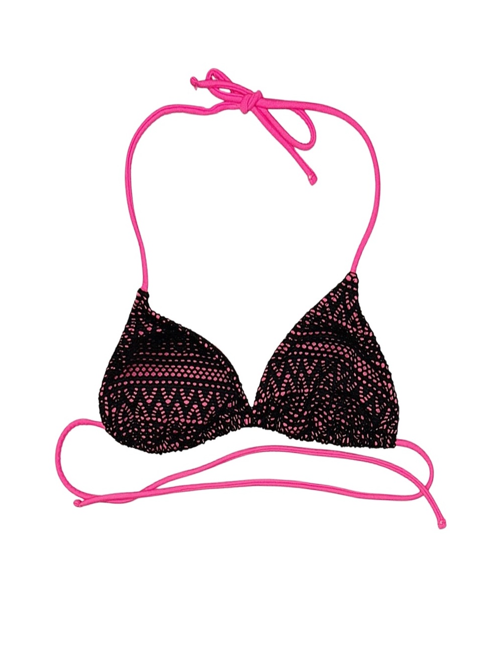 OP Black And Pink Bikini Top Small 3-5